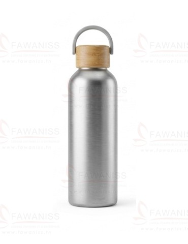 Bouteille en Acier Inoxydable et Bamboo - 750 ml