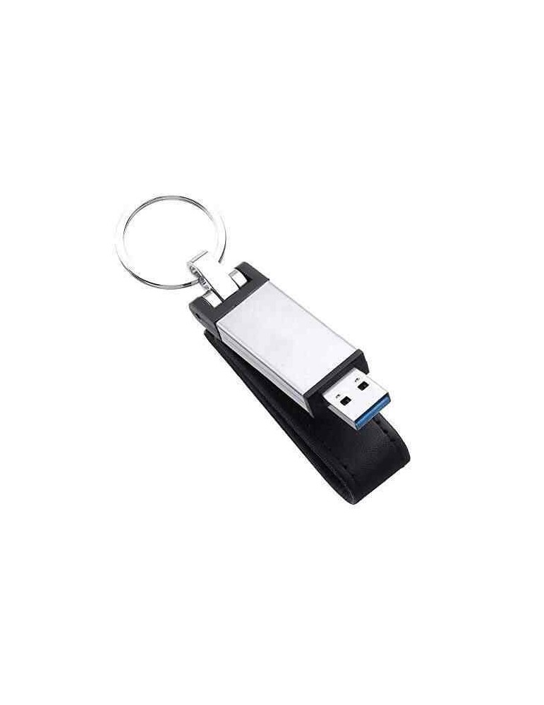 Clé USB publicitaire en métal accompagné d'un porte-clés revêtu de cuir - fawaniss.tn Clé USB publicitaire en métal accompagné d'un porte-clés revêtu de cuir - fawaniss.tn