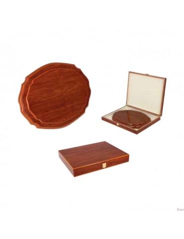 Beau Trophée plaque en Bois en guise de cadeau de remerciement avec gravure au laser - fawaniss.tn