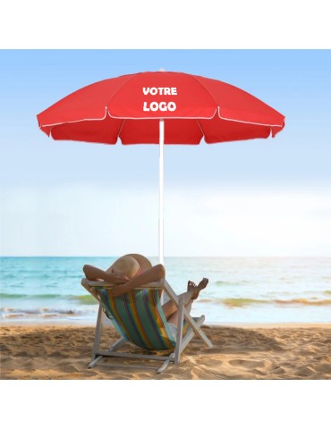 PARASOL de PLAGE PUBLICITAIRE