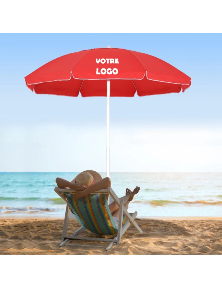 PARASOL-PLAGE-PUBLICITAIRE FAWANISS CADEAU