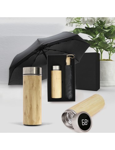 Coffret Parapluie et Thermos Isotherme